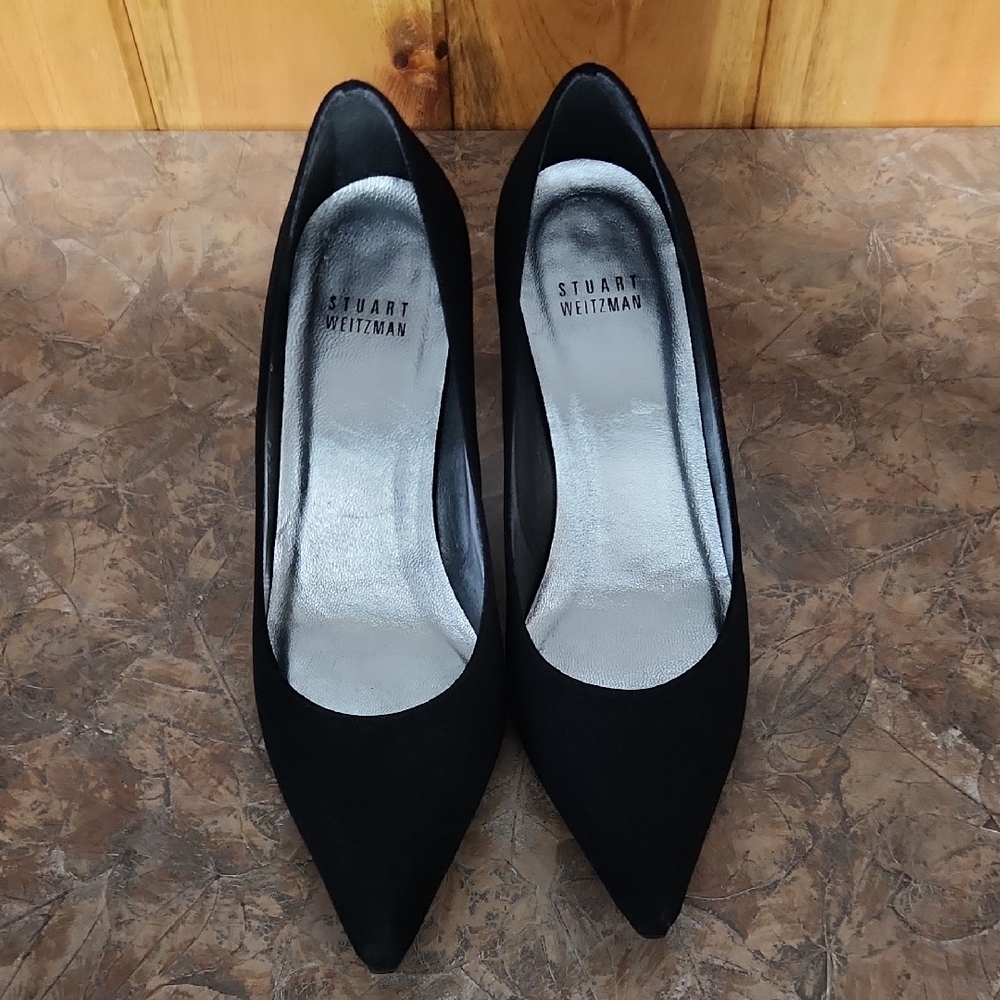 Stuart Weitzman Black Heels Classic Design